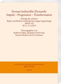 Cover: Formen kultureller Dynamik: Impuls - Progression - Transformation - Harrassowitz Verlag
