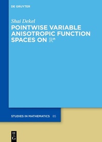 Abbildung von: Pointwise Variable Anisotropic Function Spaces on Rn - De Gruyter