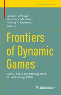 Cover: Frontiers of Dynamic Games - Birkh&auml;user