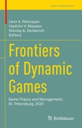Cover: Frontiers of Dynamic Games - Birkh&auml;user
