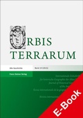 Cover: Orbis Terrarum 19 (2021) - Franz Steiner Verlag