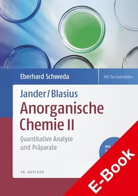 Abbildung von: Jander/Blasius | Anorganische Chemie II - Hirzel