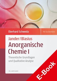 Abbildung von: Jander/Blasius | Anorganische Chemie I - Hirzel