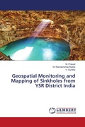 Cover: Geospatial Monitoring and Mapping of Sinkholes from YSR District India - LAP Lambert Academic Publishing