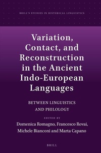 Abbildung von: Variation, Contact, and Reconstruction in the Ancient Indo-European Languages - Brill