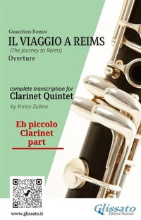 Abbildung von: Eb piccolo Clarinet part of "Il Viaggio a Reims" for Clarinet Quintet - Glissato Edizioni Musicali