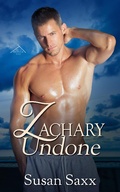 Cover: Zachary Undone (The Men of Refuge Bay, #2) - The Men of Refuge Bay