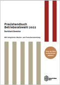 Cover: Praxishandbuch Betriebsratswahl 2022 - Verlag Dr. K&ouml;ster
