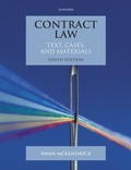 Bild: Contract Law - Oxford University Press