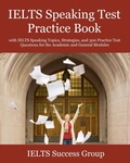 Cover: IELTS Speaking Test Practice Book - IELTS Success Group