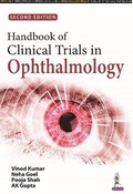 Cover: Handbook of Clinical Trials in Ophthalmology - Jaypee Brothers Medical Publishers