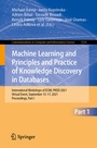 Cover: Machine Learning and Principles and Practice of Knowledge Discovery in Databases - Springer