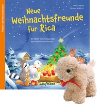 Enlarge image Cover: Neue Weihnachtsfreunde für Rica mit Stoffschaf - Kaufmann Verlag