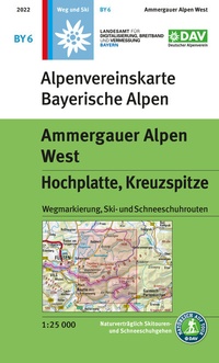 Abbildung von: Ammergauer Alpen West, Hochplatte, Kreuzspitze - Deutscher Alpenverein