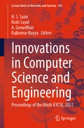 Cover: Innovations in Computer Science and Engineering - Springer