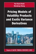 Cover: Pricing Models of Volatility Products and Exotic Variance Derivatives - Chapman & Hall/CRC
