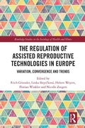 Cover: The Regulation of Assisted Reproductive Technologies in Europe - Routledge