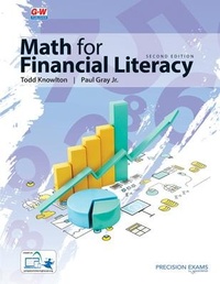 Enlarge image Cover: Math for Financial Literacy - Goodheart-Wilcox Publisher