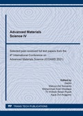 Cover: Advanced Materials Science IV - Trans Tech Publications Ltd