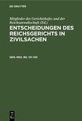 Cover: Generalregister Zum Hunderteinundzwanzigsten Bis Hundertdreissigsten Bande - De Gruyter