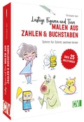 Cover: Lustige Figuren und Tiere malen aus Zahlen & Buchstaben - Christophorus
