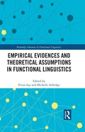 Cover: Empirical Evidences and Theoretical Assumptions in Functional Linguistics - Routledge