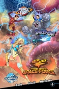 Cover: Stormy Daniels: Space Force #6 - TidalWave Productions