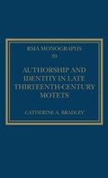 Cover: Authorship and Identity in Late Thirteenth-Century Motets - Routledge