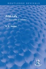 Cover: John Lyly - Routledge