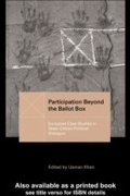 Cover: Participation Beyond the Ballot Box - Routledge