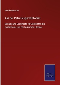 Enlarge image Cover: Aus der Petersburger Bibliothek - Outlook