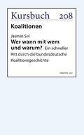 Cover: Wer wann mit wem und warum? - Kursbuch Kulturstiftung gGmbH