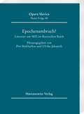 Cover: Epochenumbruch? - Harrassowitz Verlag