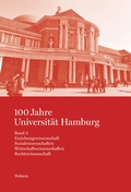 Cover: 100 Jahre Universit&auml;t Hamburg - Wallstein