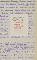 Cover: Deutsche Literatur im 17. Jahrhundert - Wallstein