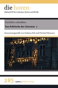 Cover: furchtlos schreiben - Wallstein