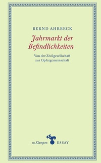 Abbildung von: Jahrmarkt der Befindlichkeiten - zu Klampen Verlag