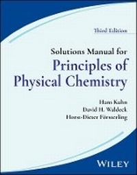 Enlarge image Cover: Solutions Manual for Principles of Physical Chemistry, 3rd Edition - Wiley