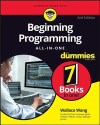 Abbildung von: Beginning Programming All-in-One For Dummies - Wiley-ISTE