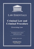 Cover: Criminal Law and Criminal Procedure, Law Essentials - Sterling Education
