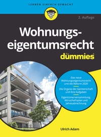 Abbildung von: Wohnungseigentumsrecht für Dummies - Wiley-VCH