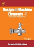 Cover: Design of Machine Elements - I - Technical Publications