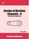 Cover: Design of Machine Elements - II - Technical Publications