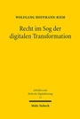Cover: Recht im Sog der digitalen Transformation - Mohr Siebeck
