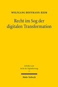 Cover: Recht im Sog der digitalen Transformation - Mohr Siebeck