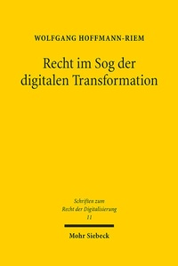 Enlarge image Cover: Recht im Sog der digitalen Transformation - Mohr Siebeck