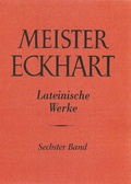 Cover: Meister Eckhart. Lateinische Werke Band 6 - Kohlhammer