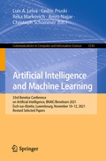 Cover: Artificial Intelligence and Machine Learning - Springer