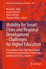 Cover: Mobility for Smart Cities and Regional Development - Challenges for Higher Education - Springer