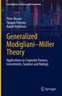 Cover: Generalized Modigliani-Miller Theory - Springer
